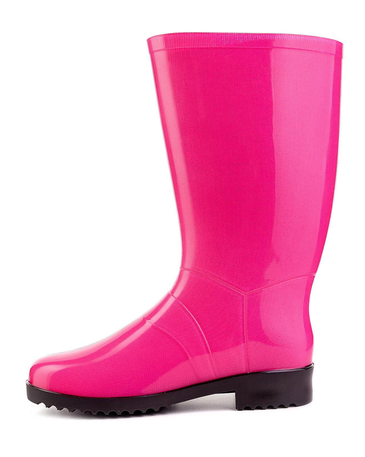 Жіночі гумові чоботи Litma NEON р. 36 Фуксія - фото 3