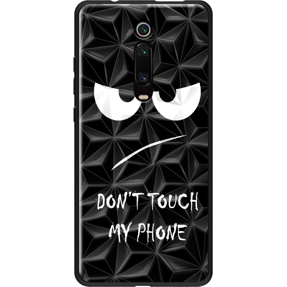 Чехол BoxFace Xiaomi Mi 9T / Mi 9T Pro Don't Touch my Phone Черный силикон с призмой (37376-up535-37866)