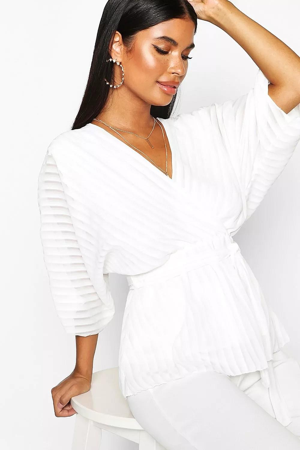 Блуза Boohoo XL Белый (10435) - фото 2 Блуза Boohoo XL Белый (10435) - фото 2