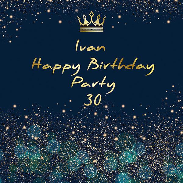 Фотозона Блестки на синем фоне 1,5x2 м (70051/1) - фото 2 Фотозона Блестки на синем фоне 1,5x2 м (70051/1) - фото 2