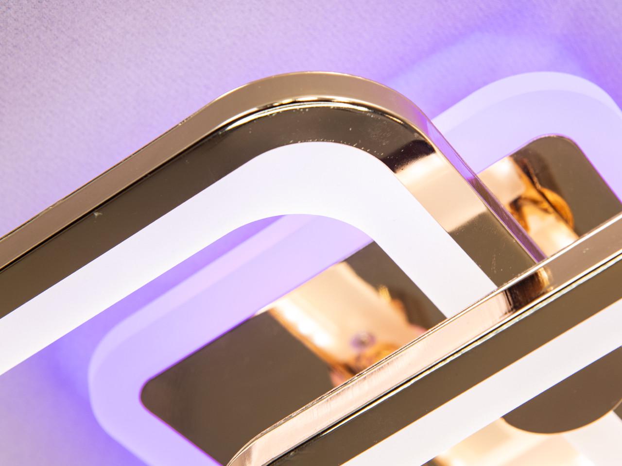 Люстра смарт світлодіодна на кухню 8208-2G-LS 50W на 8 м2 Золотий (2498055996) - фото 5 Люстра смарт світлодіодна на кухню 8208-2G-LS 50W на 8 м2 Золотий (2498055996) - фото 5