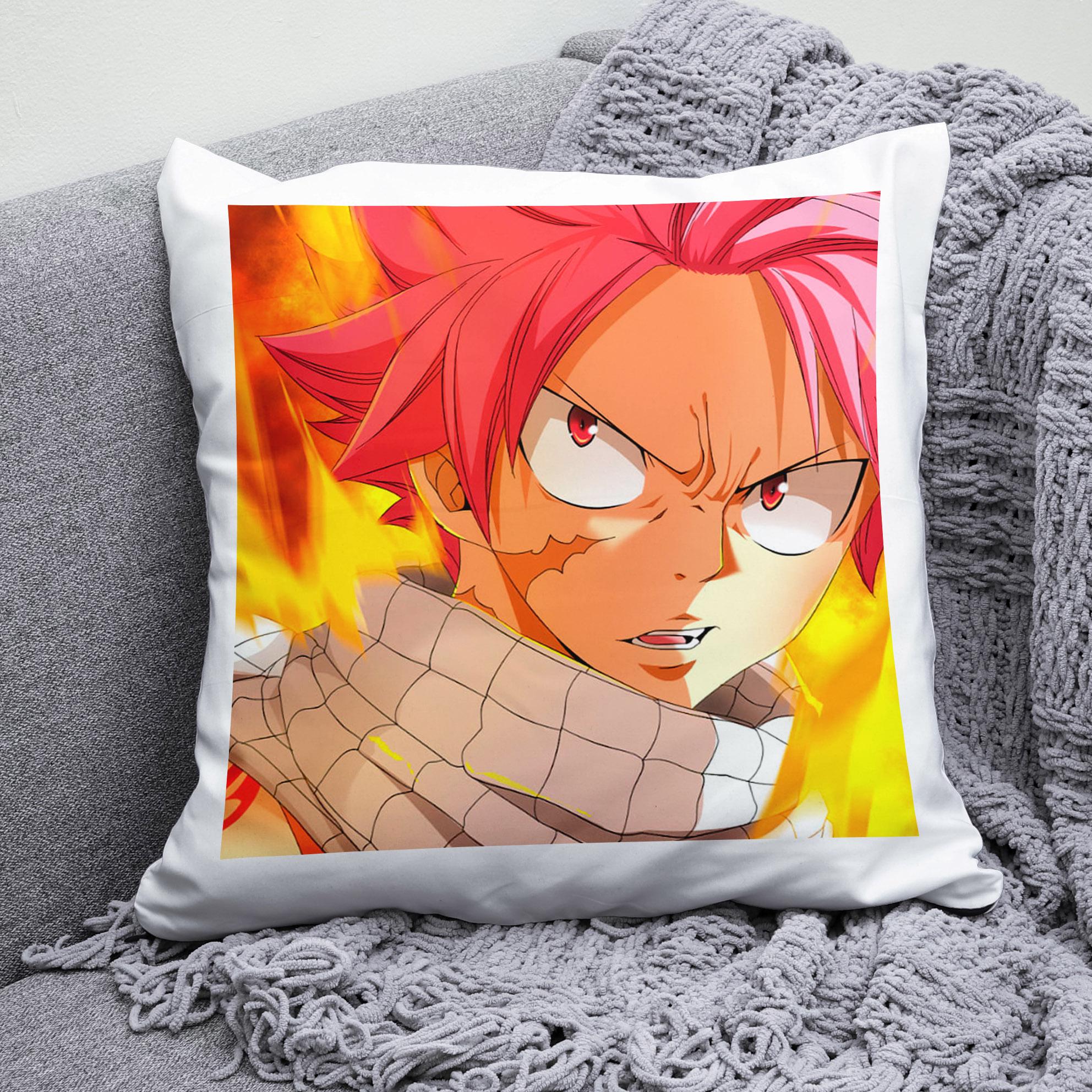 Плюшевая подушка квадрат с принтом аниме Fairy Tail