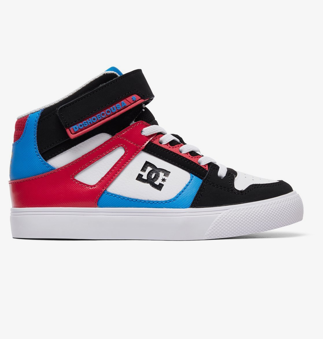 Кросівки DC Shoes Kids Pure EV High Top р. 29/12/18,5 см Black/Crazy Pink/Blue