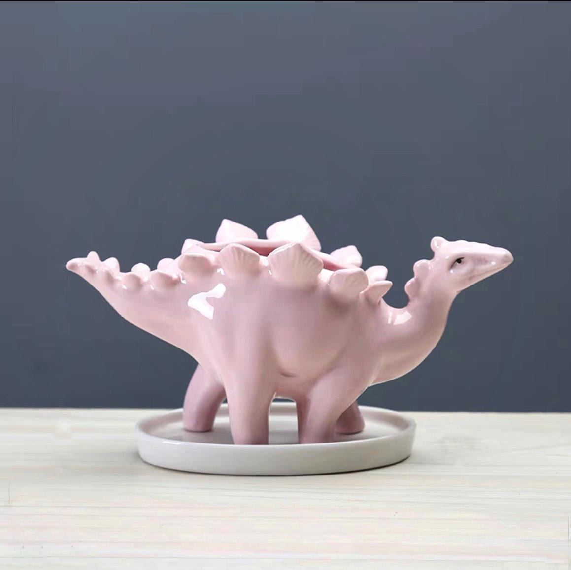 Кашпо Magic Gardens Дракон без наполнителя 18,8x10 см Розовый (11829)