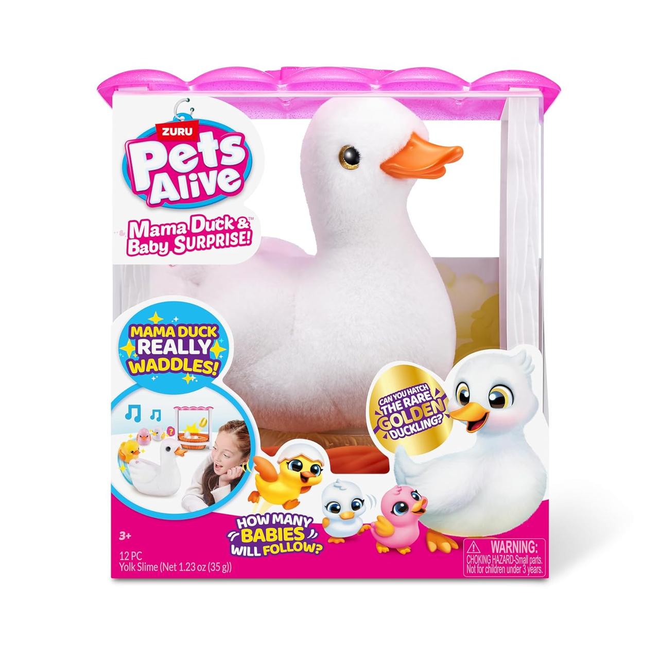 Интерактивная игрушка Pets Alive Mama Duck мама утка с сюрпризами-утятами (27505511)