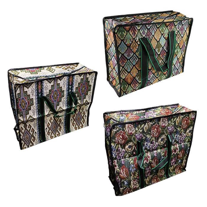 Сумка хозяйственная Гобелен №3 50х45х17 см 4 шт. (0522)