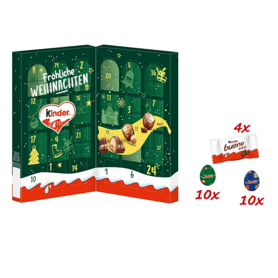 Адвент-календар новорічний Kinder Mini Eggs & Bueno книжечка mini 121 г (30832868) - фото 2 Адвент-календар новорічний Kinder Mini Eggs & Bueno книжечка mini 121 г (30832868) - фото 2