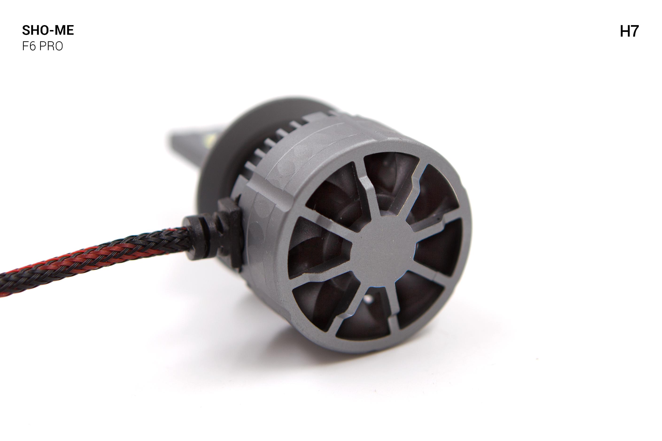 Автолампи Sho-Me F6-Pro H7 LED 35W 2 шт. - фото 2 Автолампи Sho-Me F6-Pro H7 LED 35W 2 шт. - фото 2