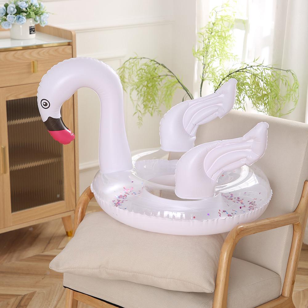 Надувной круг детский Фламинго для плавания 70 см Белый (52-BT-6510-1) - фото 6 Надувной круг детский Фламинго для плавания 70 см Белый (52-BT-6510-1) - фото 6