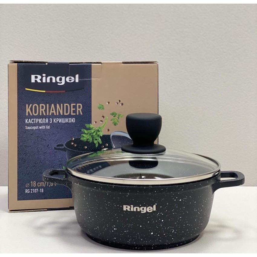 Кастрюля с крышкой Ringel RG-2107-18 алюминиевая 18 см 1,8 л (2221346544)