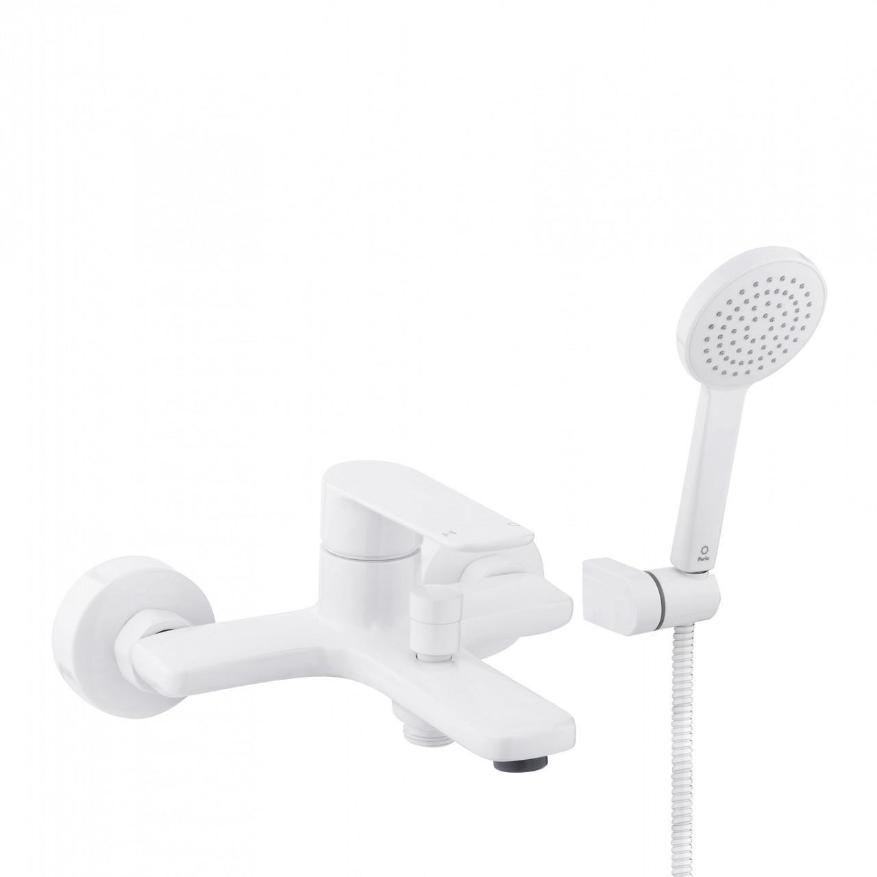 Смеситель для ванны Perla Jack с аксессуарами Белый (PBZ6304W)