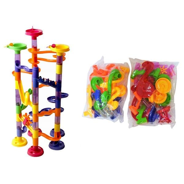 Динамический конструктор лабиринт с шариком Marbles Track 74 детали - фото 2 Динамический конструктор лабиринт с шариком Marbles Track 74 детали - фото 2