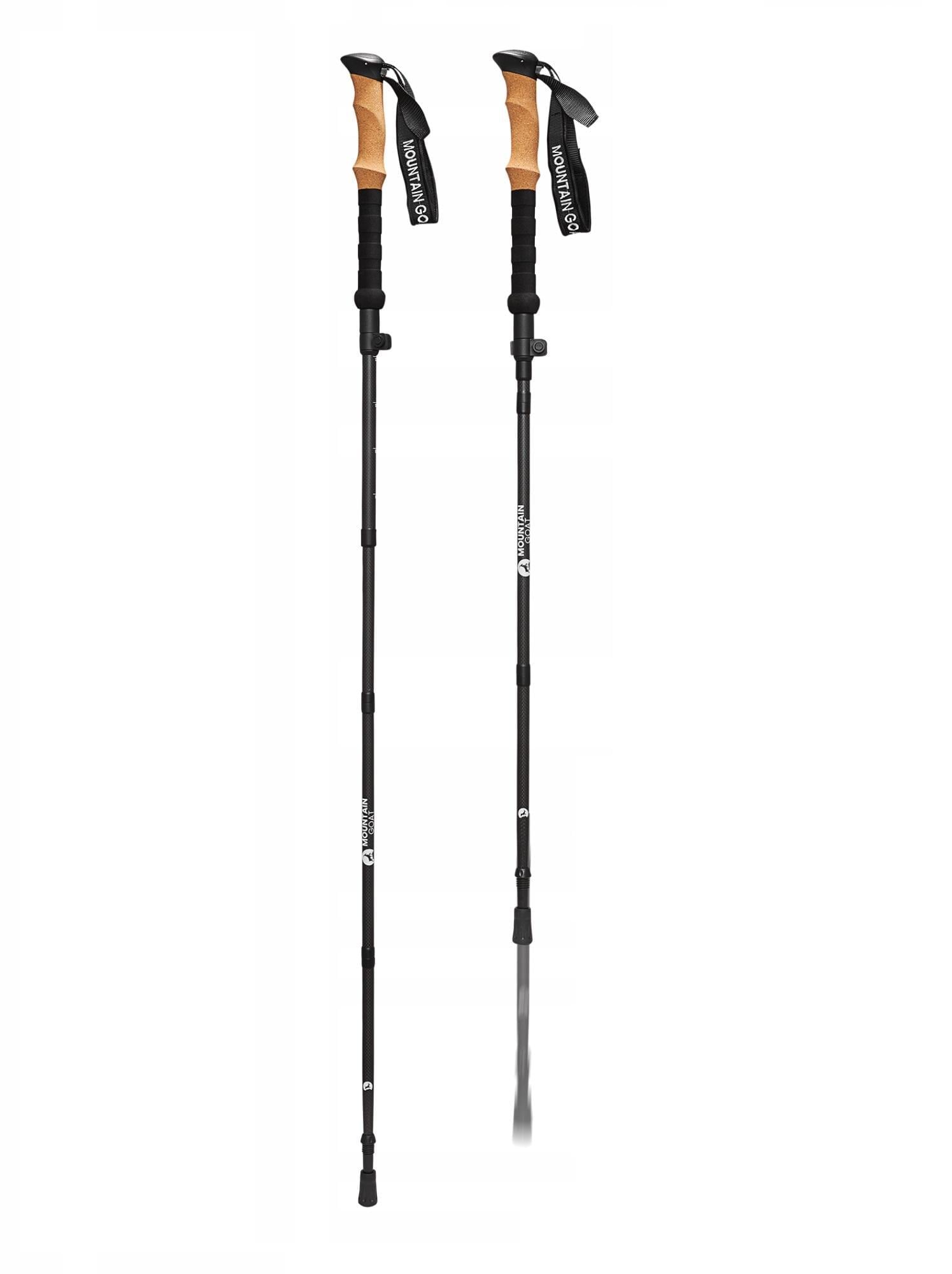 Трекинговые палки Mountain Goat Active 38-130 см Black (P-5905973404679)