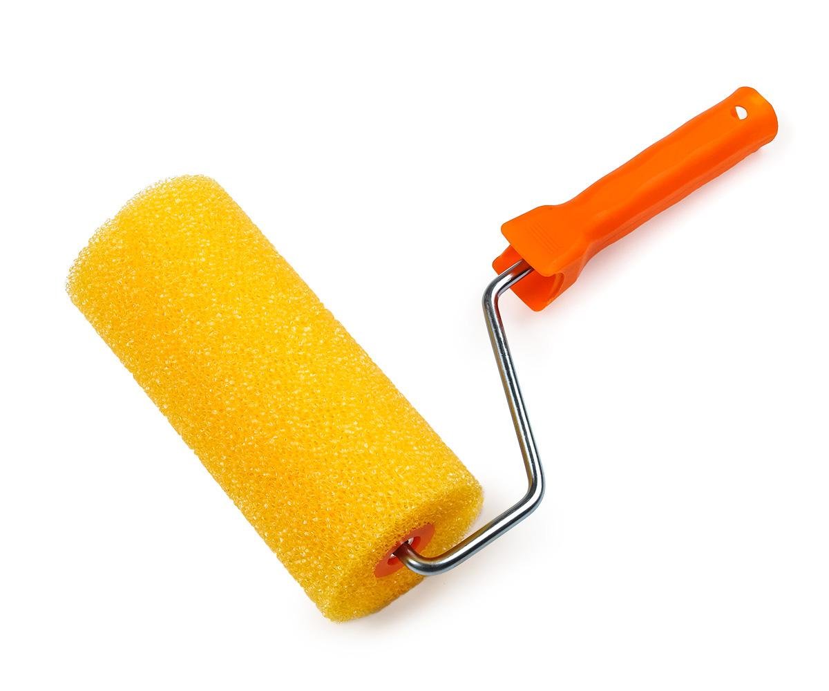 Валик структурний Polax шорсткий з ручкою поролоновий 8х80х180 мм (21-005)