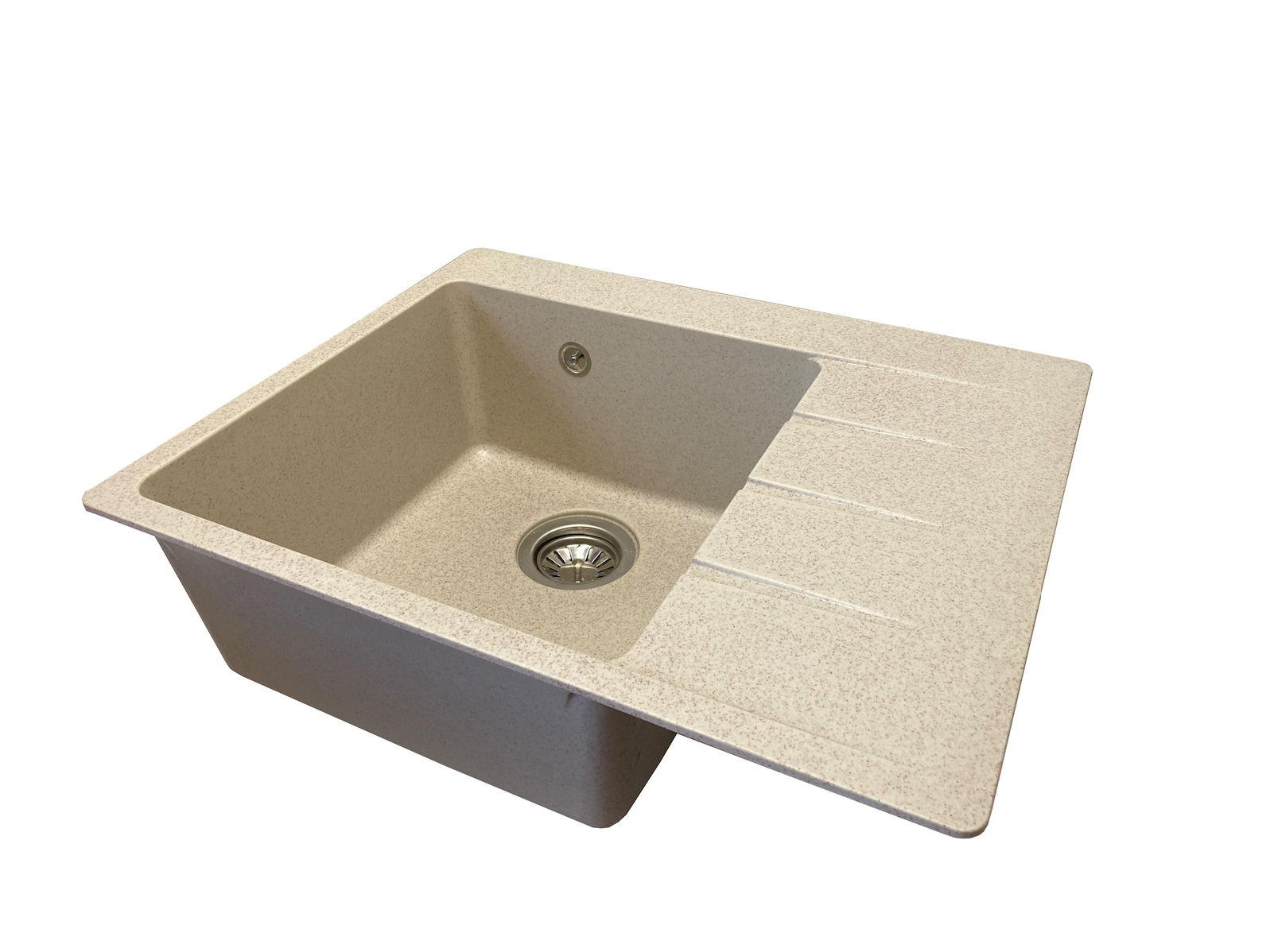 Мойка кухонная VECTOR Forest 62x50 см чаша слева Бежевый (875c015a)