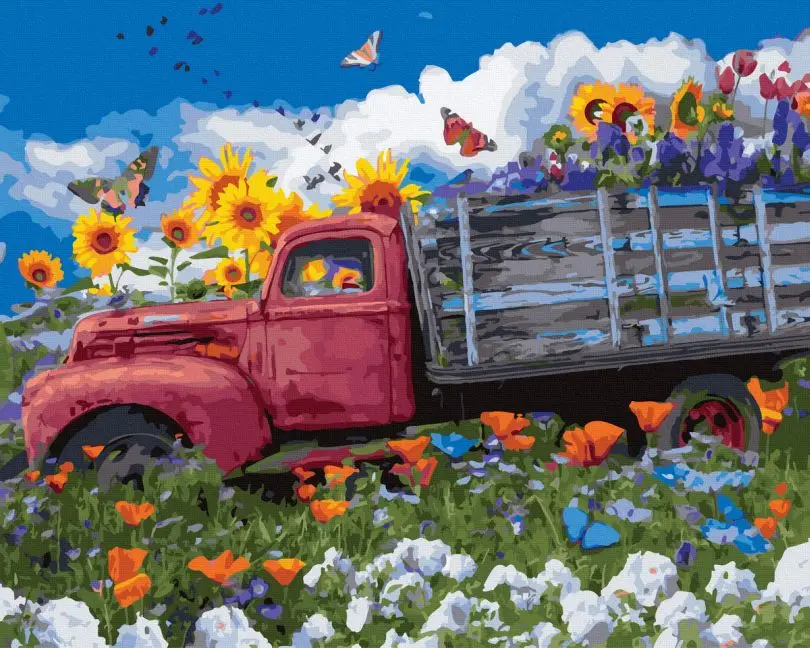 Картина за номерами Brushme Посеред поля 40x50 см (BRM44484)