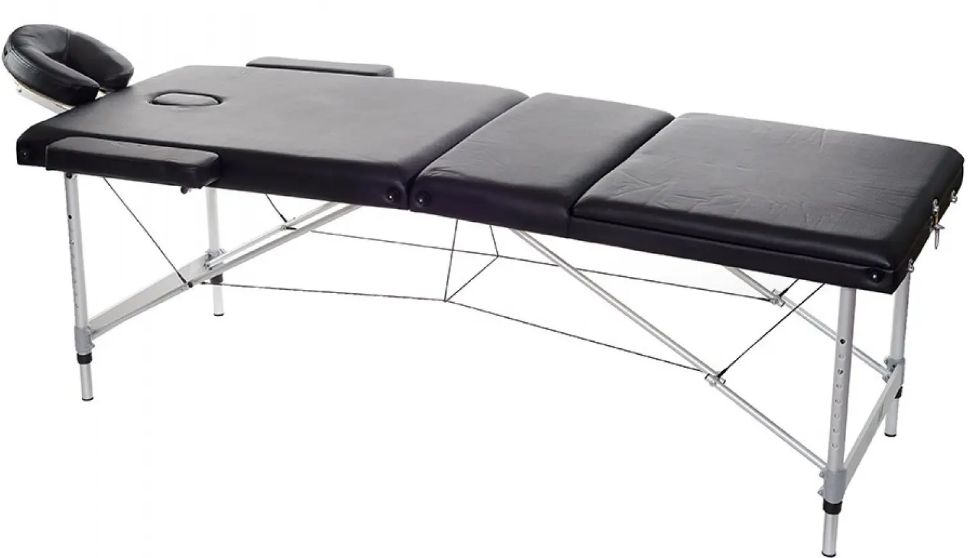 Массажный стол складной с регулировкой высоты Relax HY-3381 3-секционный до 130 кг 210х92х61-85 см (2021103187)
