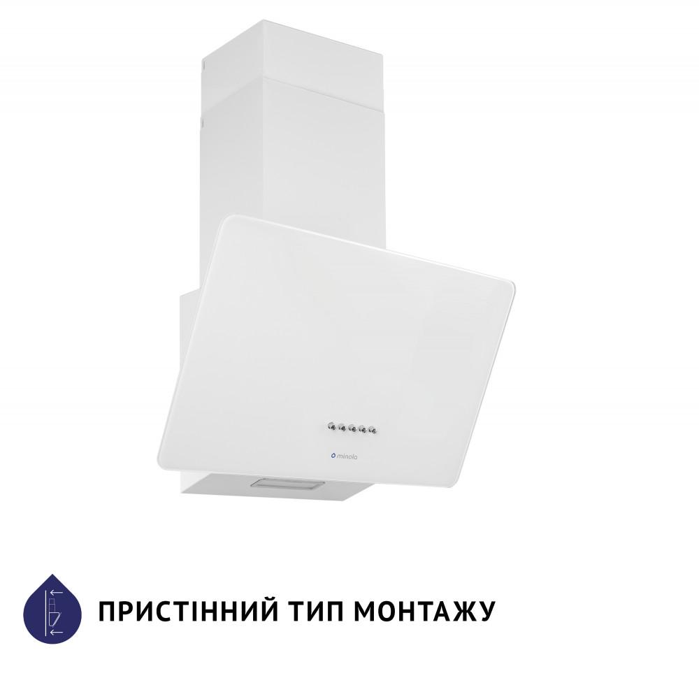 Витяжка декоративна Minola HDN 5224 WH 700 LED - фото 2