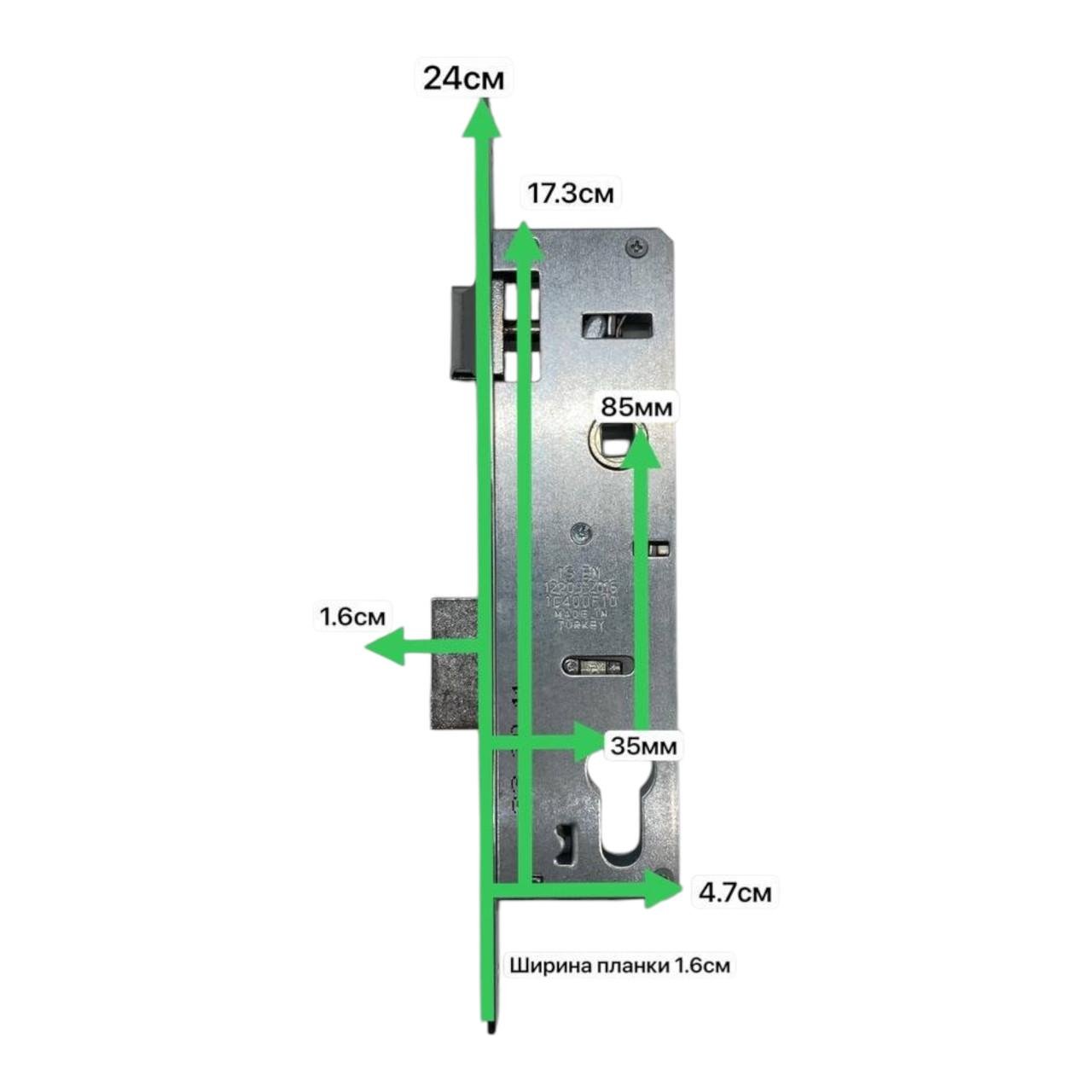 Механизм замка врезной для металлопластиковой двери Kale 153P 35 35/85 мм (24043726) - фото 3 Механизм замка врезной для металлопластиковой двери Kale 153P 35 35/85 мм (24043726) - фото 3