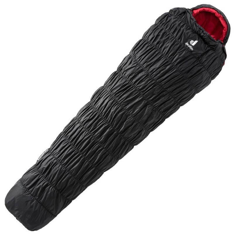 Спальный мешок Deuter Exosphere 0° L правый 220 см Black/Fire (3700221 7530 0)