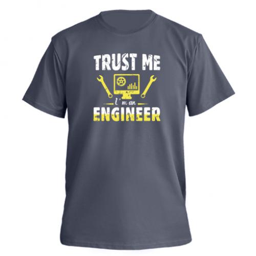 Футболка мужская Owi с надписью "Trust me im an engineer" S (15014570-28-174197-S)
