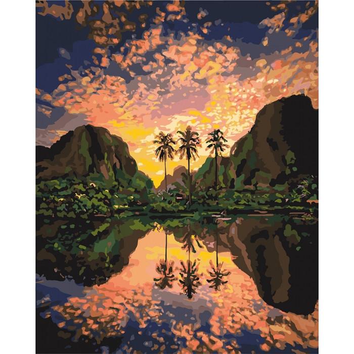 Картина за номерами Ідейка Багряна лагуна 40x50 см (skl-КНО2737)