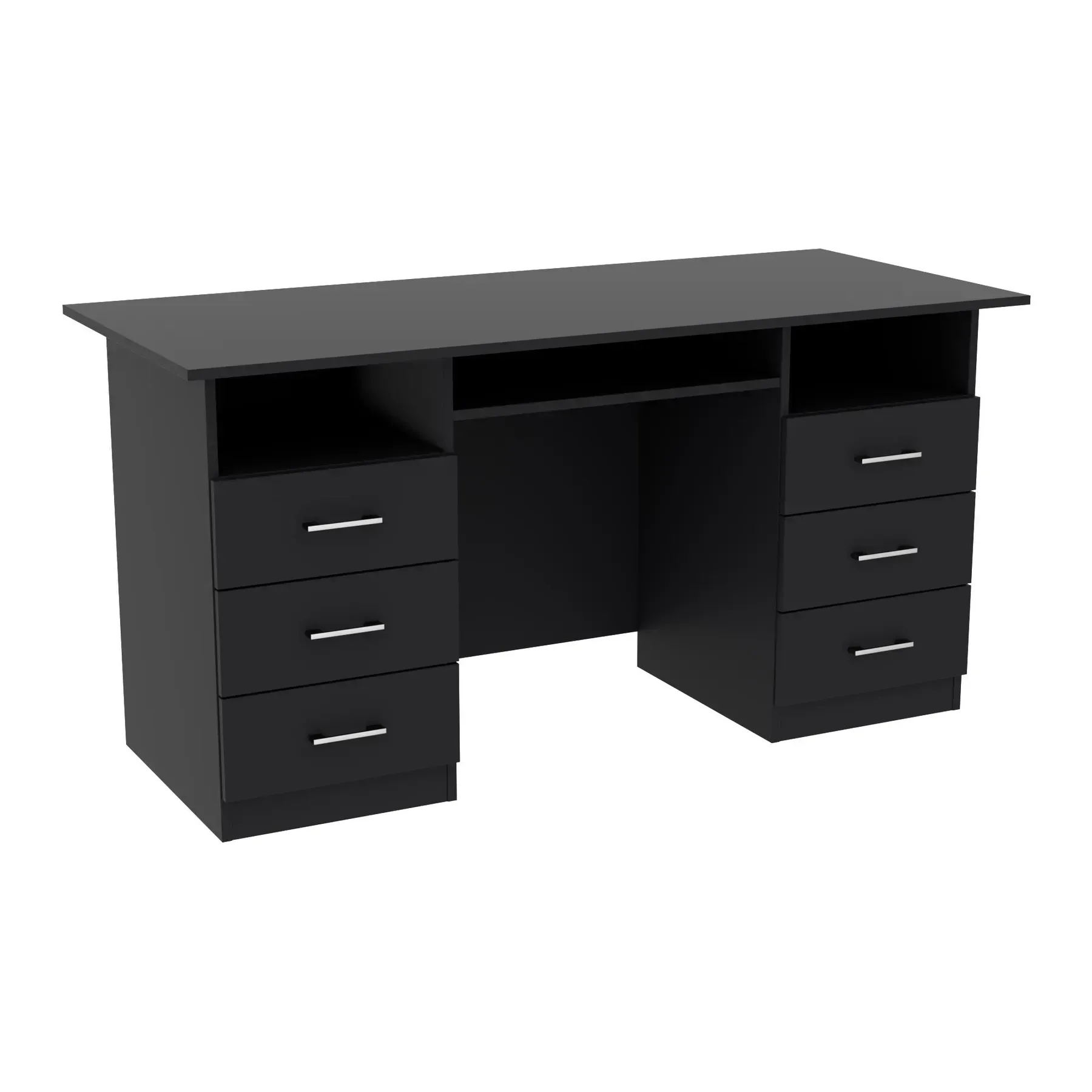 Стіл офісний Kontinent ОСП-4 1500х600х760 мм Антрацит (83457145) - фото 1 Стіл офісний Kontinent ОСП-4 1500х600х760 мм Антрацит (83457145) - фото 1