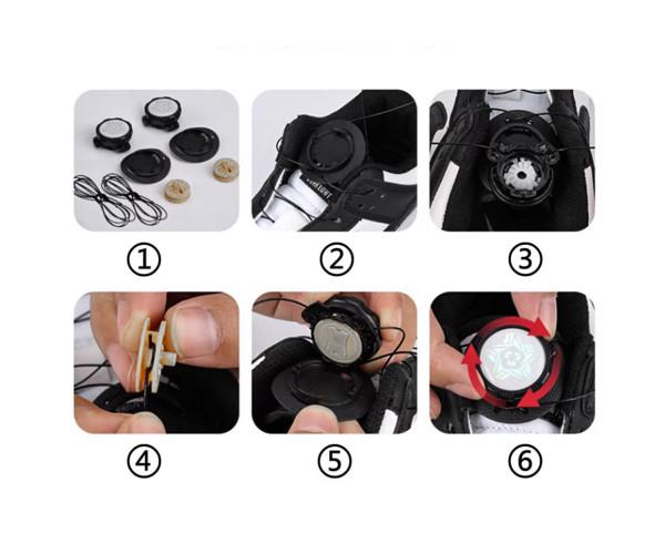 Шнурки з поворотною пряжкою Star без зав'язок 1 м Чорний - фото 2 Шнурки з поворотною пряжкою Star без зав'язок 1 м Чорний - фото 2