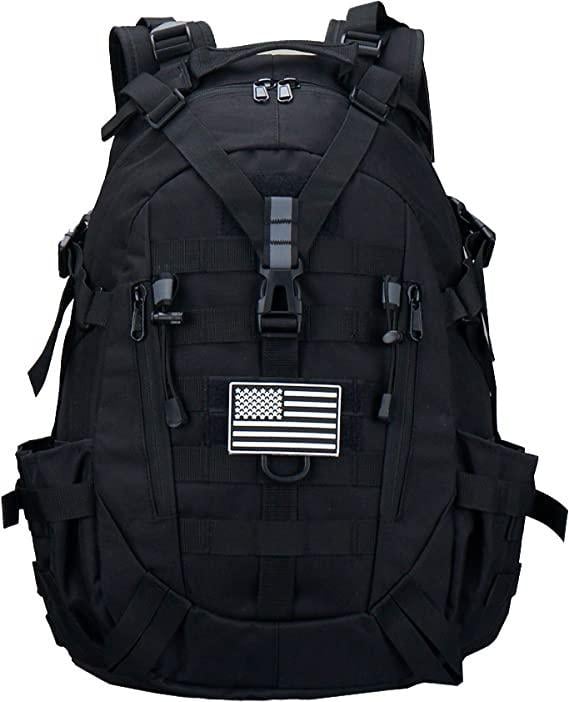 Рюкзак тактический Pickag Molle производный для кемпинга Черный