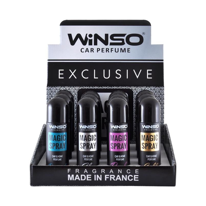 Ароматизатор Winso Magic Spray Exclusive MIX, 30мл, 12шт набор