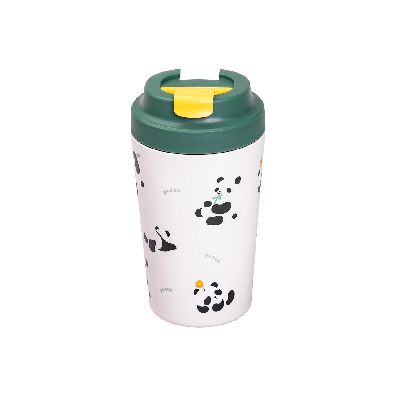 Термокухоль Panda з керамічною колбою 380 мл Зелений (5453) - фото 9 Термокухоль Panda з керамічною колбою 380 мл Зелений (5453) - фото 9