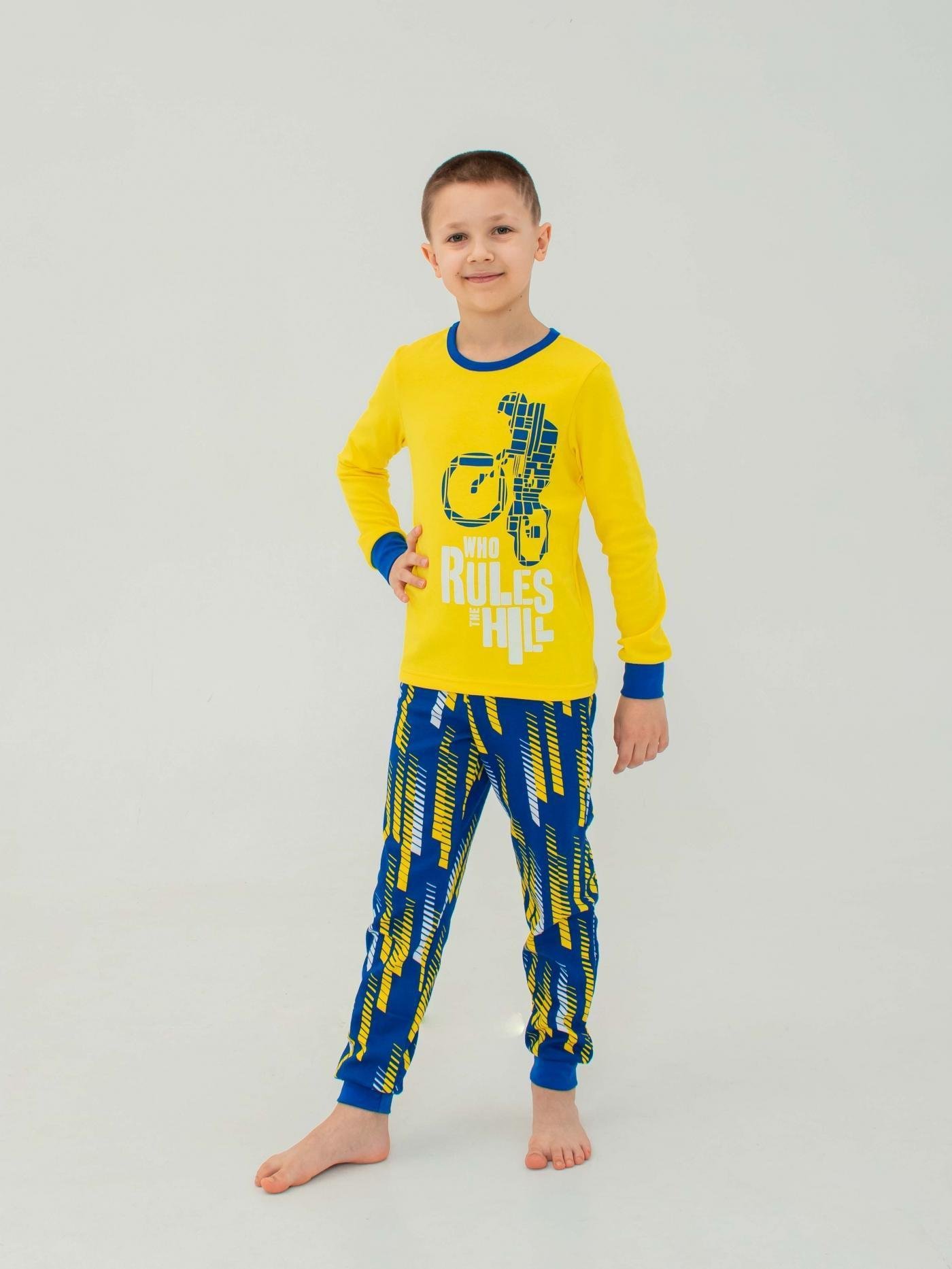 Пижама Smil 128 см рисунок Желтый (104689)