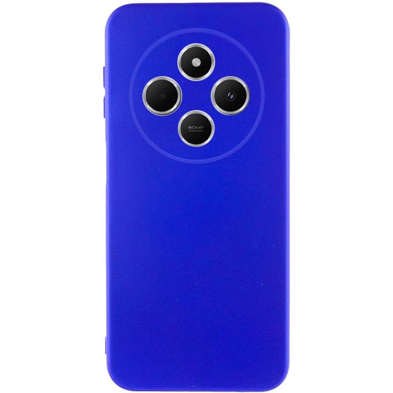 Протиударний чохол Silicone Cover Lakshmi Full Camera (AA) для Xiaomi Redmi 14C / Poco C75 Синій / Iris