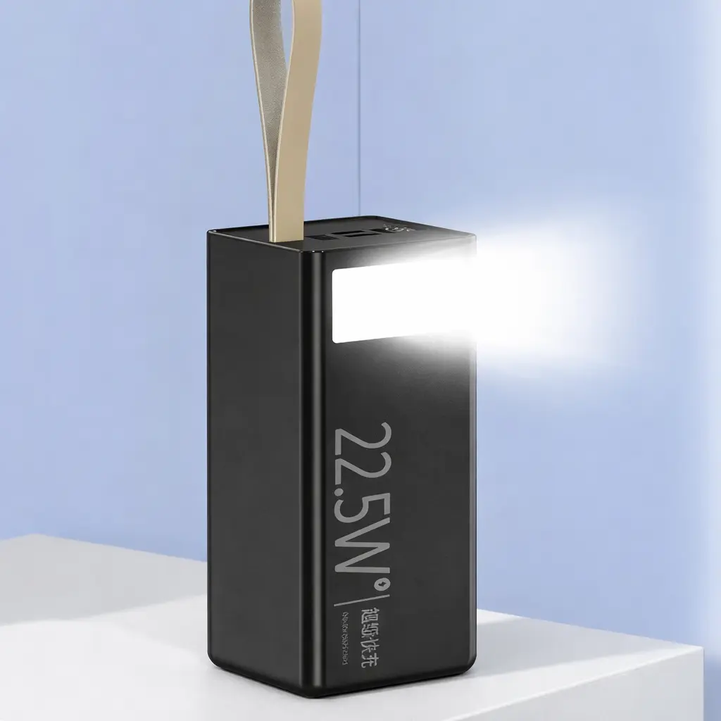 Повербанк UNITECH 22,5W 50000 mAh с фонариком (HP-N51017) Повербанк UNITECH 22,5W 50000 mAh с фонариком (HP-N51017)