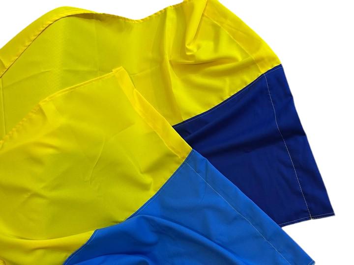 Флаг Украины во флагшток 90х140 см (0001) - фото 3 Флаг Украины во флагшток 90х140 см (0001) - фото 3
