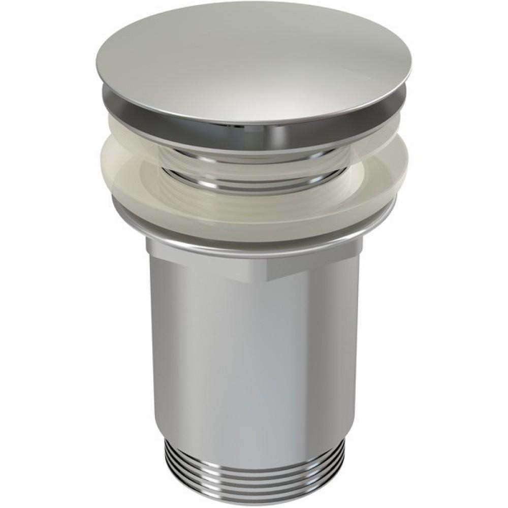 Донный клапан нажимной для раковины Alca Plast A396 без перелива Хром (84728)