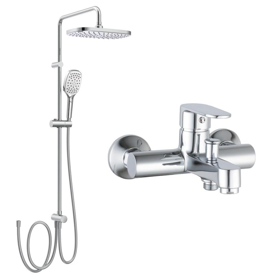 Душова система із змішувачем Imprese LESNA/BILA DESNE SET20230604 Хром (172849)