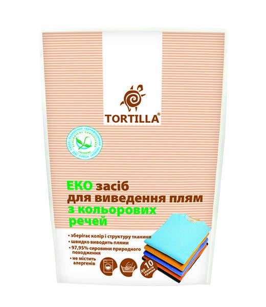 Засіб для виведення плям з кольоривих речей TORTILLA еко 200 г (2188) - фото 1