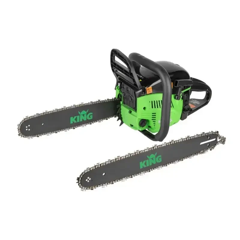 Бензопила KING 4,0 л.с. 52 см3 2 шины 2 цепи (YD-KW02-45)