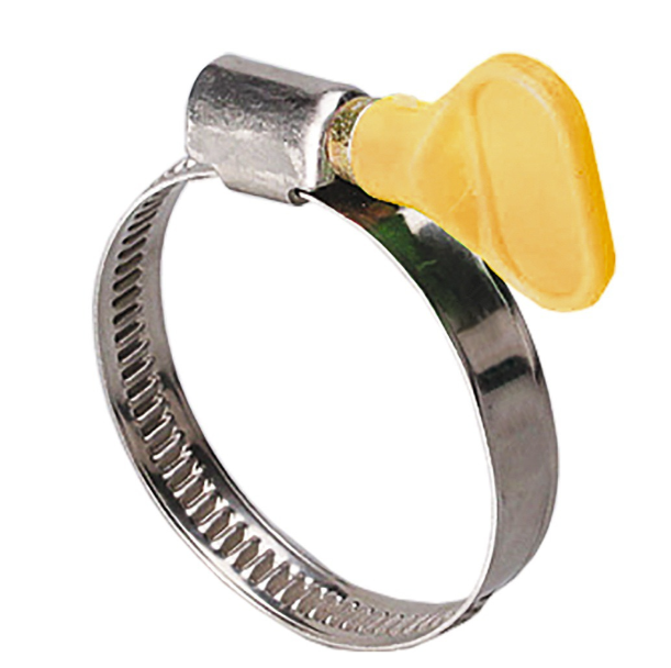 Хомут черв'ячний Sigma нержавіючий з метеликом 9 мм D12-22 мм 25 шт. (2512031) Хомут черв'ячний Sigma нержавіючий з метеликом 9 мм D12-22 мм 25 шт. (2512031)