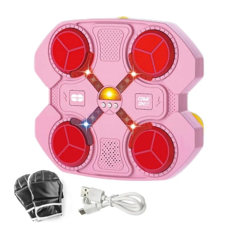 Тренажер для боксу з рукавичками Рожевий (23442993) - фото 2 Тренажер для боксу з рукавичками Рожевий (23442993) - фото 2