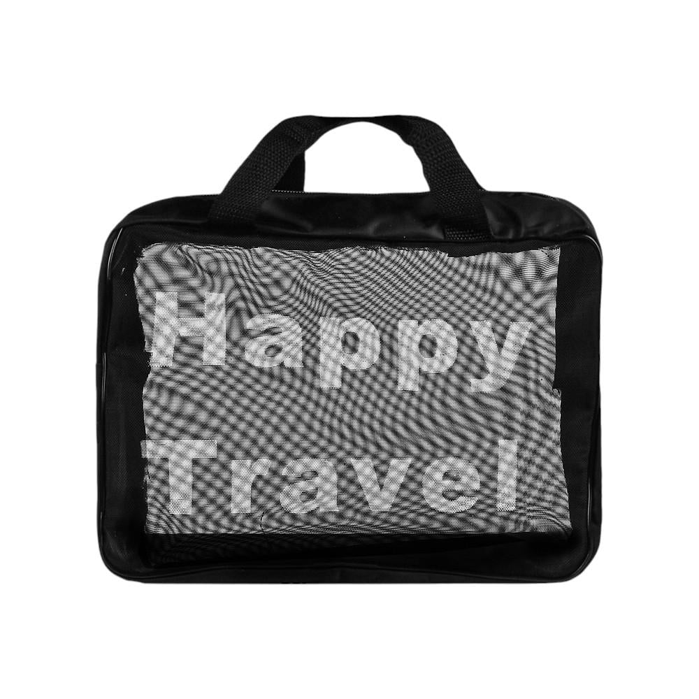 Косметичка дорожня чоловіча Stenson Happy travel 26х18х9,5 см Чорний (R33407)