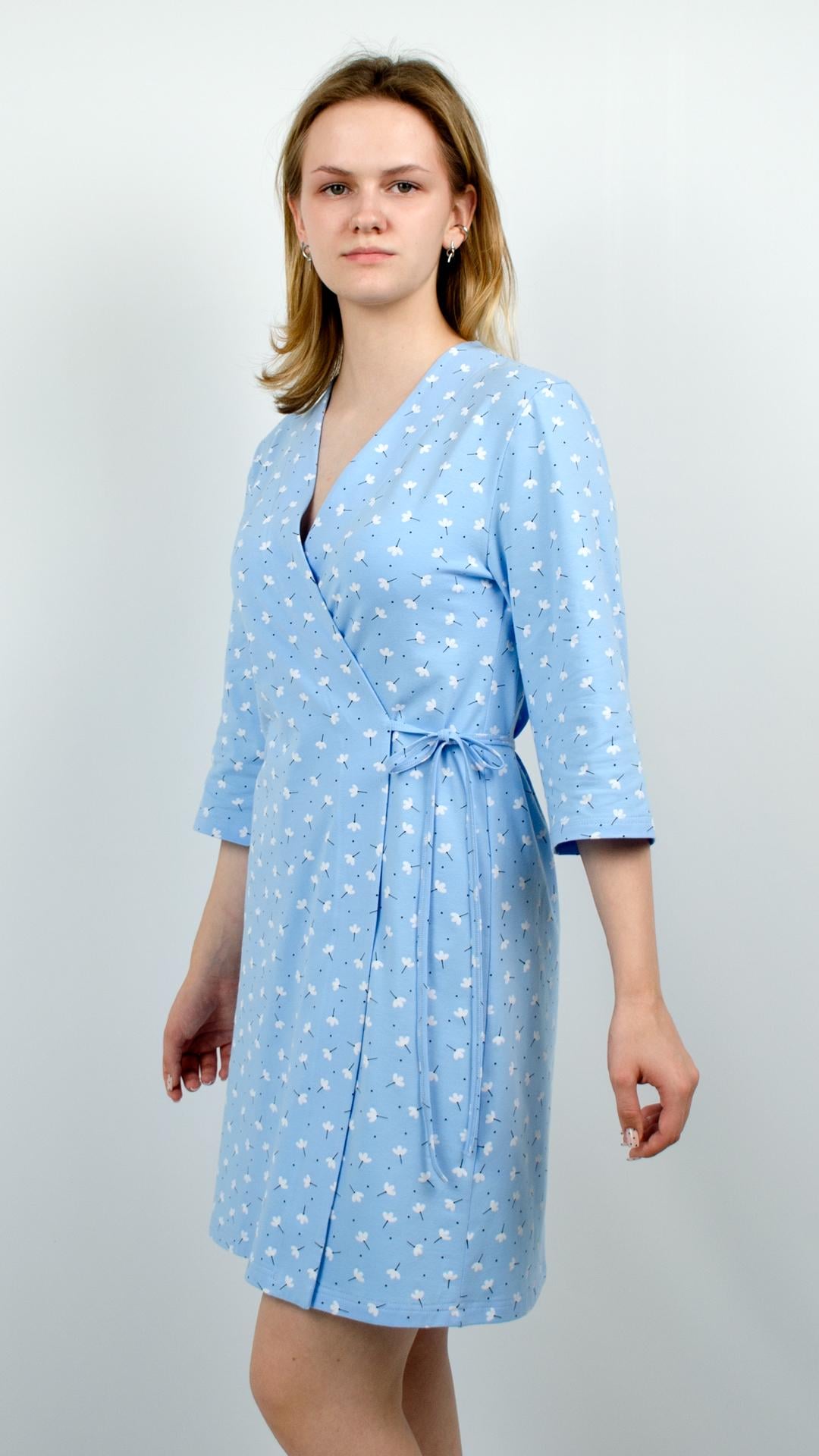 Халат женский Ellen Summer Song gpk 201/13/02 2XL Голубой