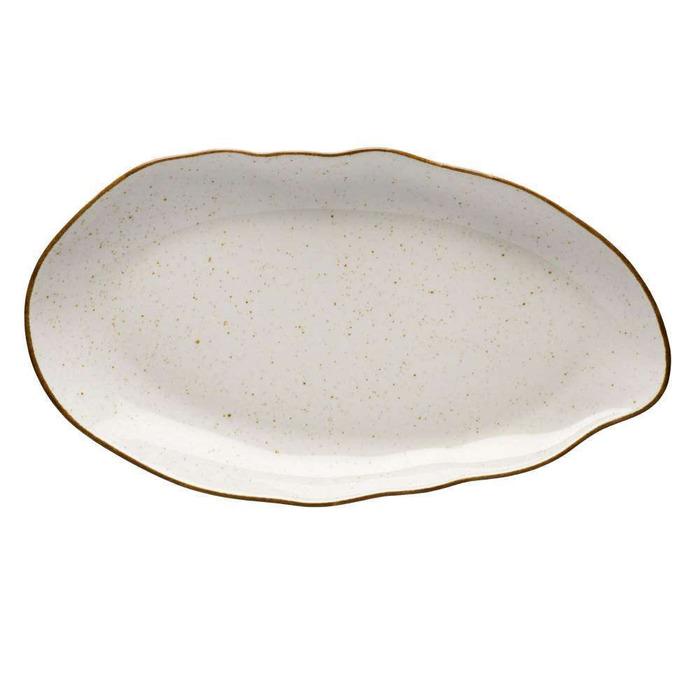 Тарілка мілка Lubiana Stone age decor 4631-6833 21 см Бежевий (2651791)