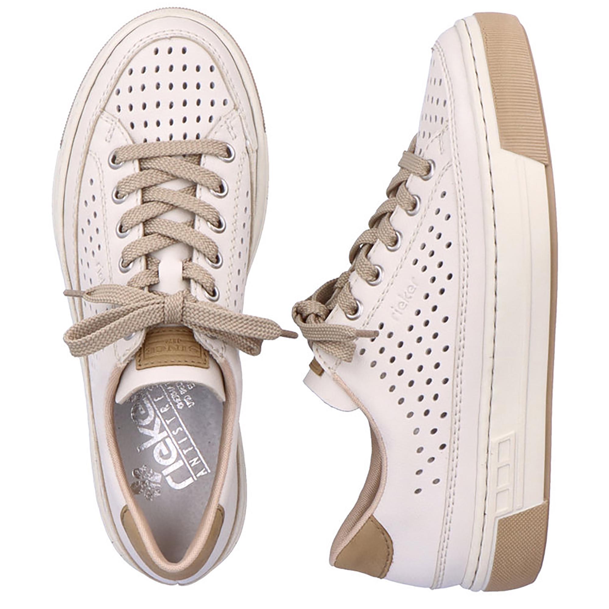 Кеди весняні жіночі Rieker р. 39 Бежевий (089332-39) - фото 2