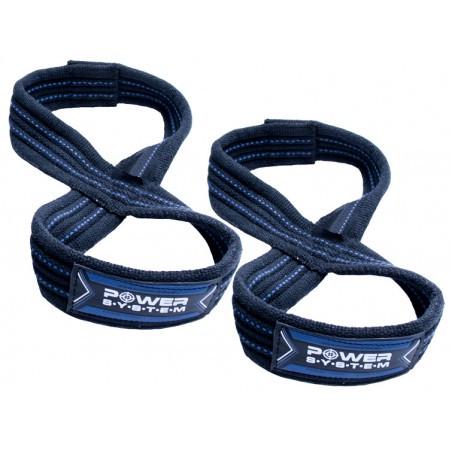 Лямки для тяги Power System PS-3405 Figure 8 S/M Black/Blue (16714885)