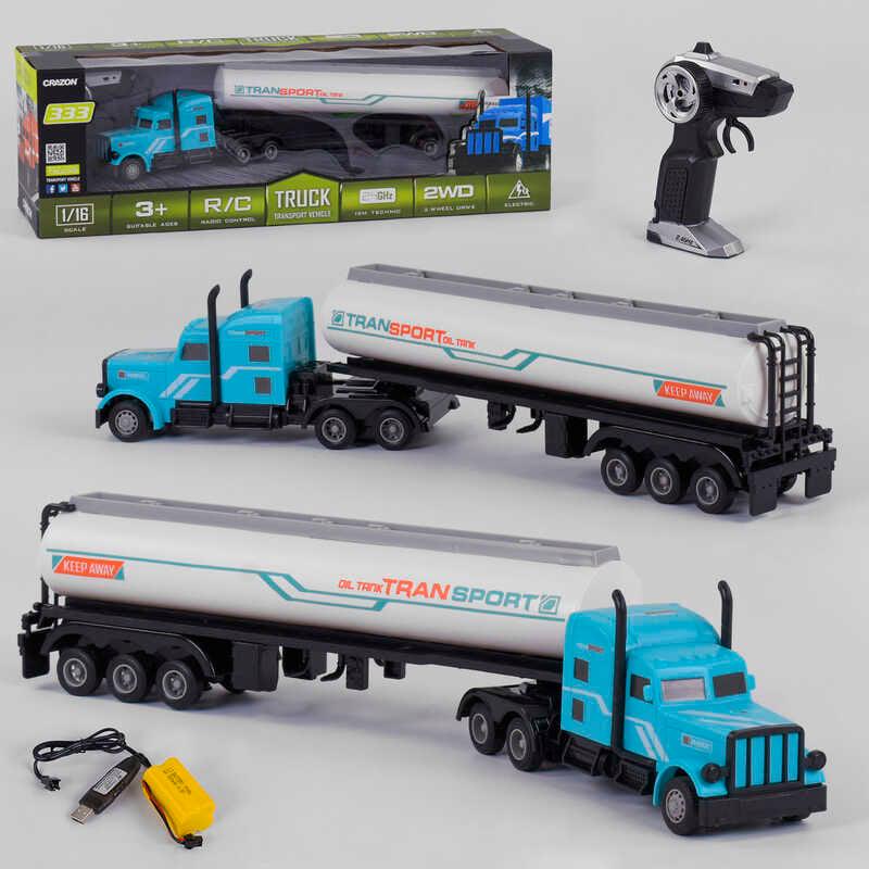 Трейлер на радиоуправлении Jia Yue Toys 45 см Разноцветный (93772) - фото 2 Трейлер на радиоуправлении Jia Yue Toys 45 см Разноцветный (93772) - фото 2