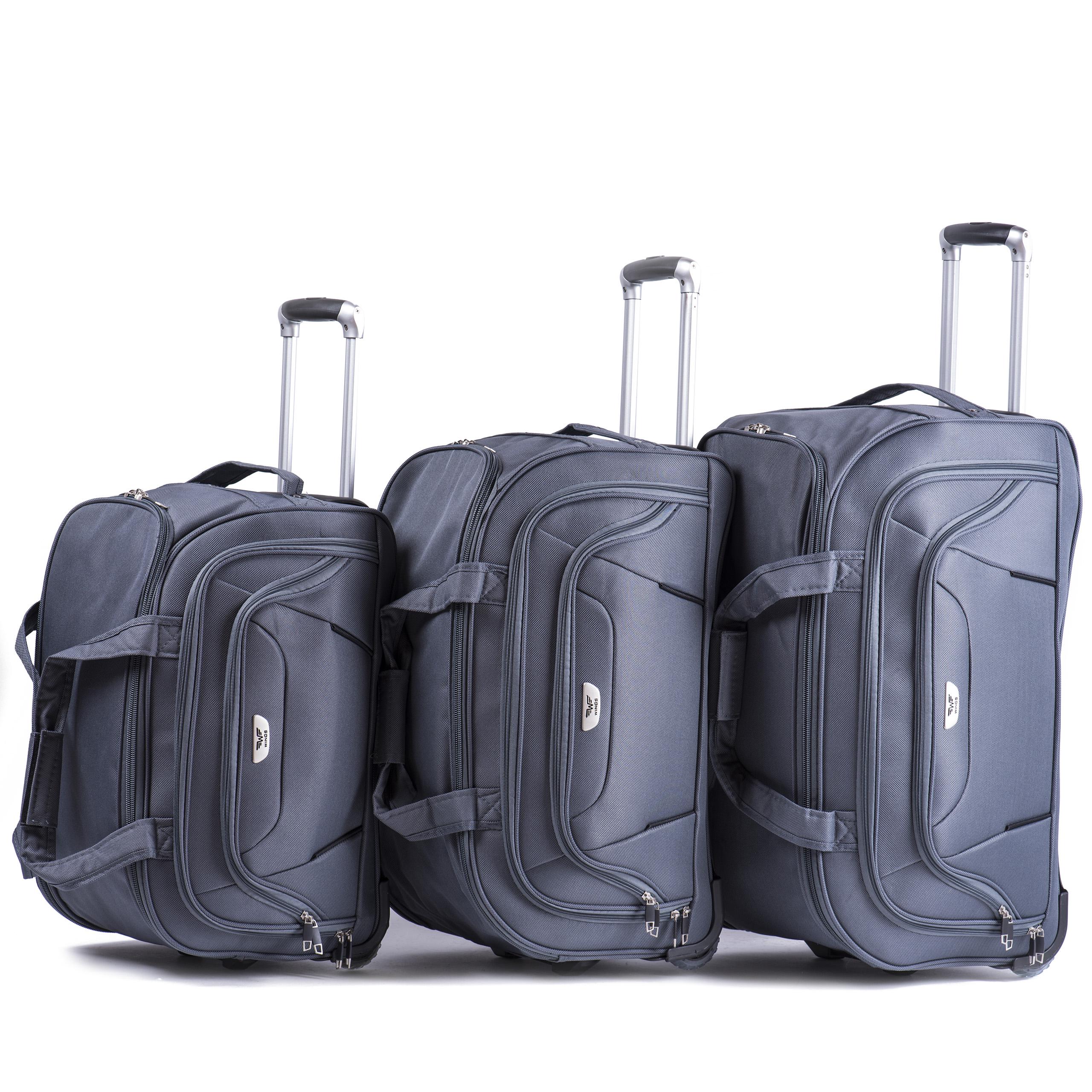 Сумка дорожная Wings c1055 50 л на 2 колесах Серый (10228265) - фото 9 Сумка дорожная Wings c1055 50 л на 2 колесах Серый (10228265) - фото 9