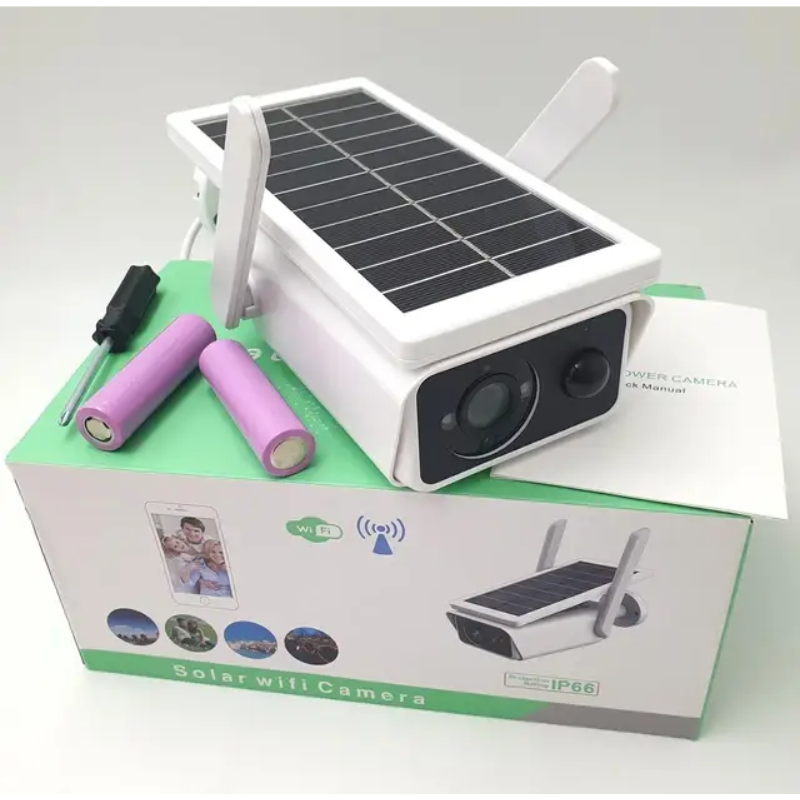 Камера відеоспостереження Solar Q1-400W 2 Мп IP Wi-Fi з сонячною панеллю автономна вулична (2680275017)