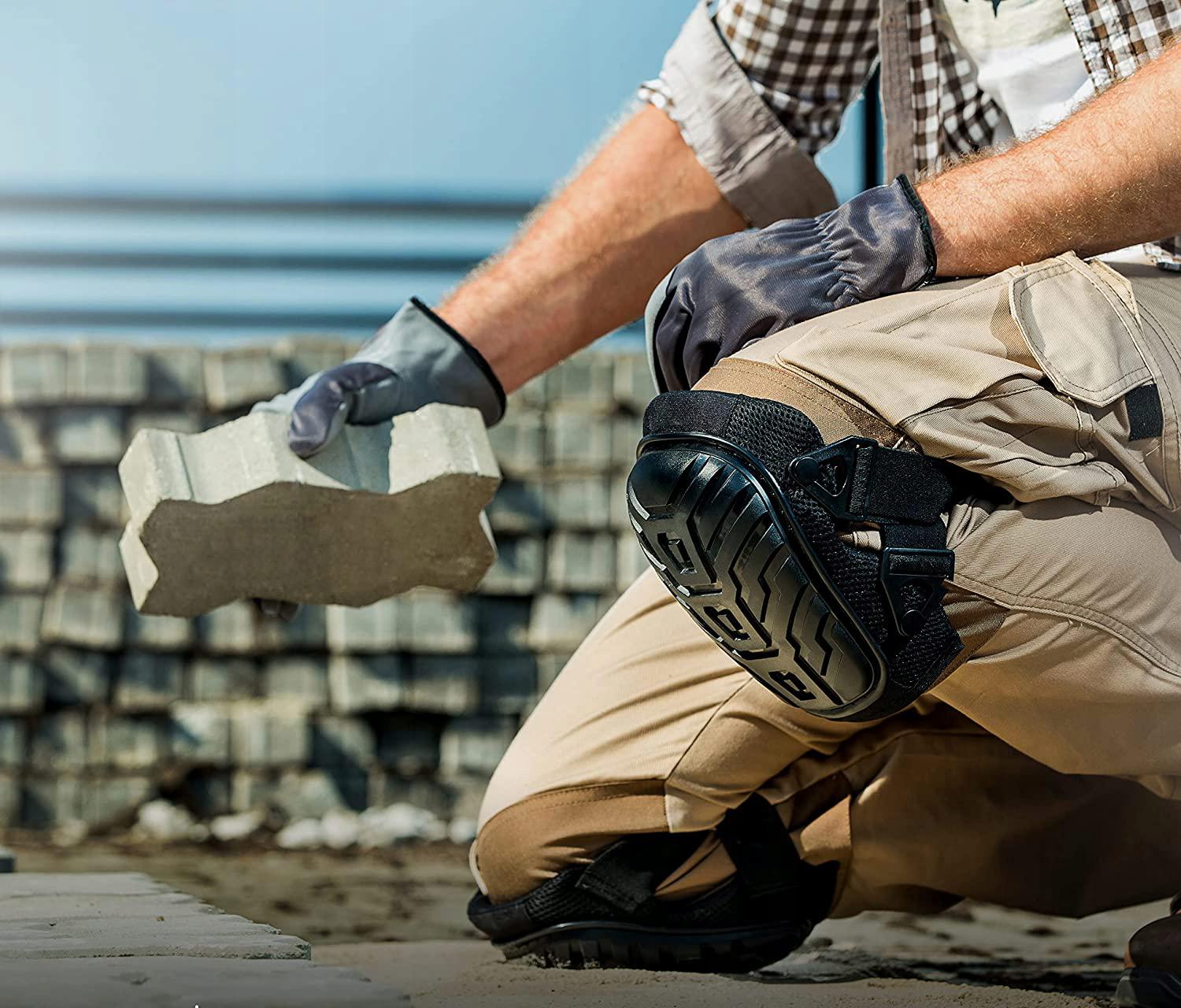 Наколінники будівельні гелеві Nela-Style Чорний (2028) - фото 4